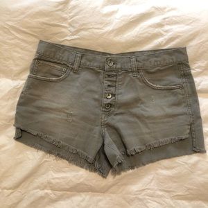 Free people denim shorts